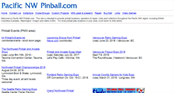 Desktop Screenshot of pnwpinball.com